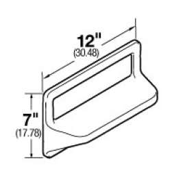 572.300 Varistone Shelf in White