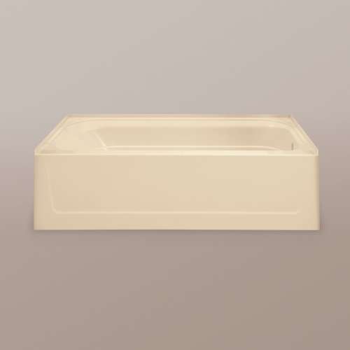 T6030RBN Topaz Fiberglass Right Hand Bathtub in Bone