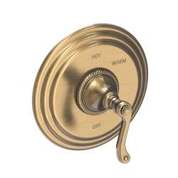 Newport Brass Amisa: Balanced Pressure Shower Trim Plate with Handle. Less showerhead, arm and flange.