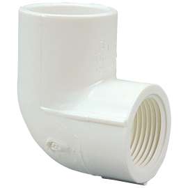407-251 2X1 1/2 SXF 90 DEG ELL PUR PVC 40, 90 Degrees  Elbow Slip x FIPT - PVC Schedule 40, 4607-3  - Box of 10