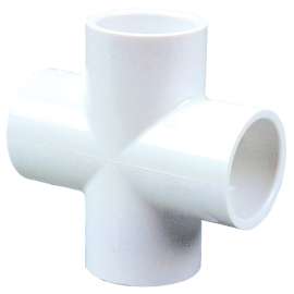 420-015 1 1/2 SLIP CROSS PVC 40, Cross All Slip - PVC Schedule 40, 4635