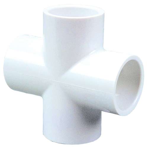 420-015 1 1/2 SLIP CROSS PVC 40, Cross All Slip - PVC Schedule 40, 4635