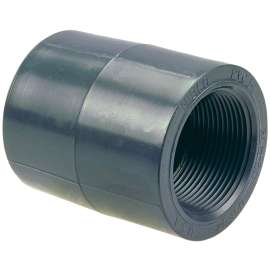 450133R 3X1 1/2 THD COUP PVC 80, Thread Coupling/Reducing Thread Coupling FPT x FPT - PVC Schedule 80, 4501-3-3