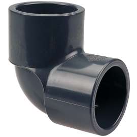 4507 11/4 SOC 90 ELL PVC 80, Socket 90 Degrees  Elbow S x S - PVC Schedule 80, 4507