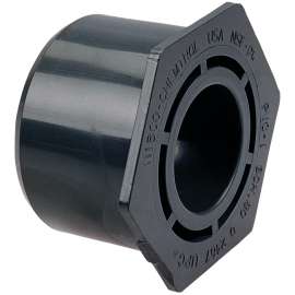 4518 1 1/2X11/4 SPG X SOC BUSH PVC 80, Flush Socket Reducer Bushing Spg x S - PVC Schedule 80, 4518