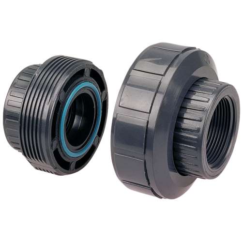 45333 3 SXT UNION PVC 80/FKM, FKM Female Adapter Union S x FPT - PVC Schedule 80, 4533-3
