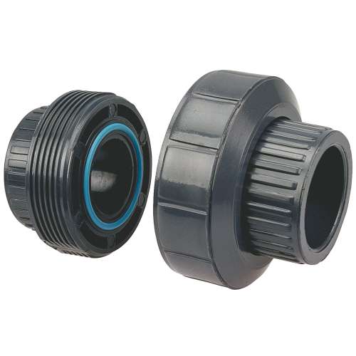 4533E 2 1/2 SOC UNION PVC 80/EPDM, EPDM Socket Union S x S - PVC Schedule 80, 4533E