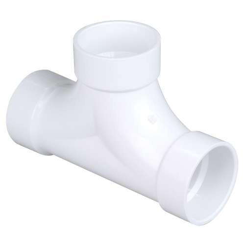 4811C 3 HXHXH 2 WAY CLEANOUT TEE PVC, Cleanout Tee H x H x H - PVC DWV, 4811-C