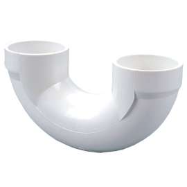 4879 1 1/2 HXH RETURN BEND PVC, Return Bend Hub x Hub - PVC DWV, 4879