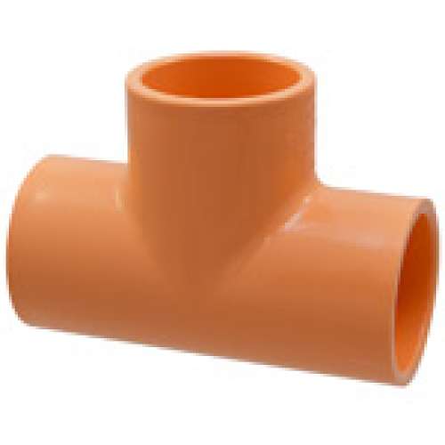 5011R 1-1/4X1-1/4X1 TEE SXSXS FP-CPVC, Tee - BlazeMaster CPVC, 5011, 5011R
