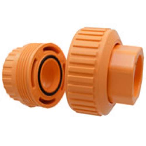 5033-E 1 UNION FP-CPVC, Union - BlazeMaster CPVC, EPDM O-Ring, 5033-E