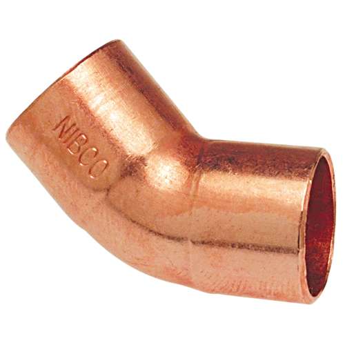 606 11/4 CXC 45 ELBOW WROT, 45 Degrees  Elbow C x C - Wrot, 606  - Box of 10