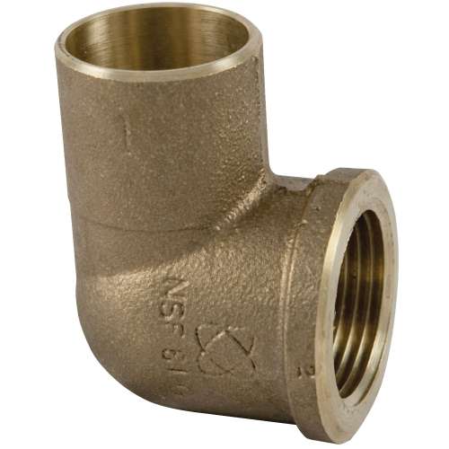 707-3R-LF 1/2X3/4 90 Degrees Elbow C x F - Performance Bronze, 707-3-LF - Box of 250