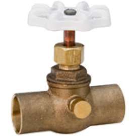 ND170X8-B80 726-LF 3/4 STOP & WASTE - CUP NO LEAD, Stop and Waste Valve - Lead-free