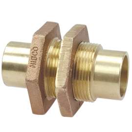 750 3/4 CXC BULKHEAD FTG CAST, Bulkhead Fitting C x C - Cast, 750  - Box of 50