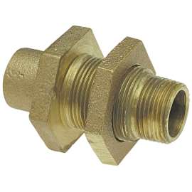 7504 3/4 CXM BULKHEAD FTG CAST, Bulkhead Fitting C x M - Cast, 750-4  - Box of 5