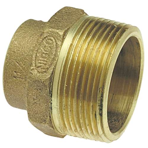 804T 11/4X1 1/2 ODXM DWV TRAP ADAPT CAST, DWV Trap Adapter OD Tube x M - Cast, 804-T