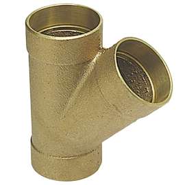 810RR 2X1 1/2X1 1/2 CXCXC DWV 45 WYE CAST, DWV 45 Degrees  Wye C x C x C - Cast, 810