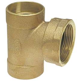 81114 1 1/2 CXCXF DWV TEE CAST, DWV Tee C x C x F - Cast, 811-14  - Box of 50