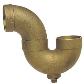 884 3 CXC DWV P-TRAP W/CLEANOUT CAST, DWV P-Trap with Cleanout C x C x Cleanout with Plug - Cast, 884