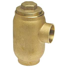 890 1 1/2X3X5 CXFXCOW/PLUG DWV DRUM TRAP, 3 x 5 DWV Drum Trap with Bottom Inlet C x F x Cleanout with Plug - Cast, 890