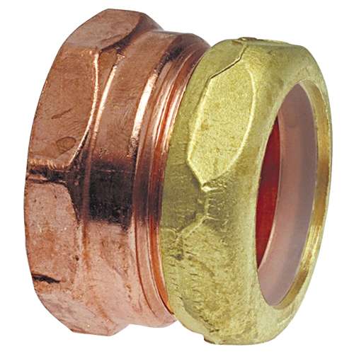 903-7R 1 1/2X11/4OD FXSJ DWV TRAP ADAPTER, DWV Trap Adapter F x SJ - Wrot, 903-7