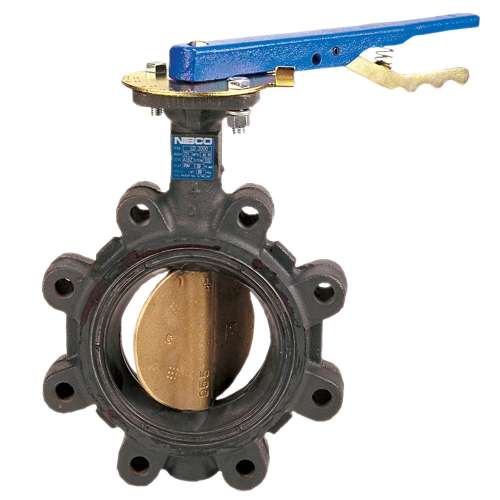 LD20003 2 1/2 LUG BFV L/LK HNDL DUCT IRON, Butterfly Valve - Ductile Iron, Lug Type, 200 PSI, LD-2000