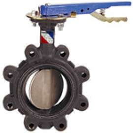 LD30223 3 LUG BFV L/LK HNDL DUCT IRON, Butterfly Valve - Ductile Iron, Lug Type, Stainless Steel Disc, LD-3022