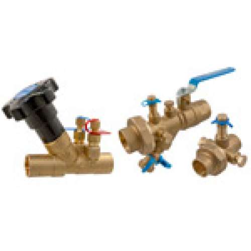 NCC2S 1/2 COIL CONNECT KIT SOLDER, FLO-BOSS Coil-Connect Kit - Solder, Manual Balancing, Strainer Valve, NCC2S