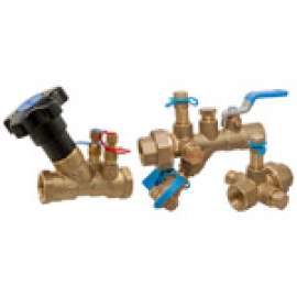 NCC2T 1 COIL CONNECT KIT THREAD, FLO-BOSS Coil-Connect Kit - Threaded, Manual Balancing, Strainer Valve, NCC2T