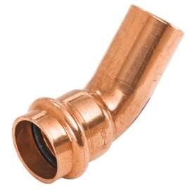 PC606-2 1/2 FTG X PRESS 45 ELBOW LD, 45 Degrees Elbow Ftg x P - Wrot Copper, PC606-2 - Box of 200