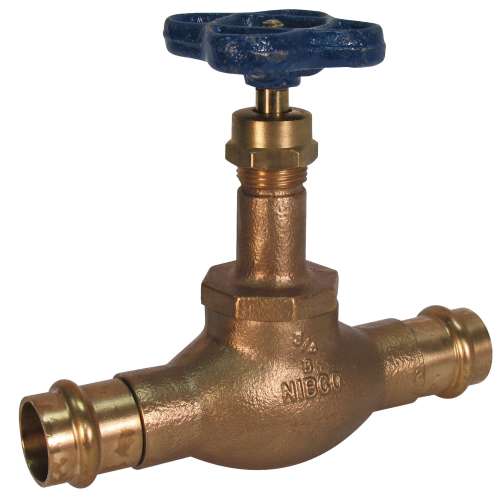 NF2K006-B5 PF211Y 1/2 GLOBE W/PTFE & FEMALE PRESS E, Globe Valve - Bronze, 200 PSI, Non-Rising Stem, PF211-Y
