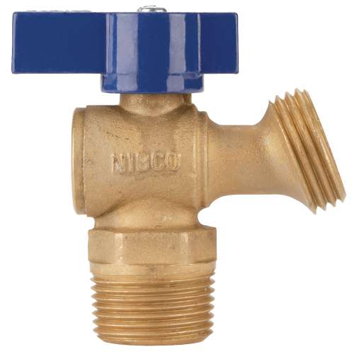 QT74X 1/2 QTR TURN BOILER DRAIN-CUP/MALE, Boiler Drain - Quarter-Turn, Cup or MIP Threads to Hose, QT74X