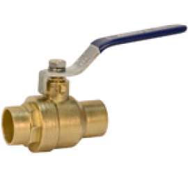 SFP600A 3 400PSI SOLDER FULL PORT BV, Ball Valve - Brass, Two-Piece, Full Port, C x C, S-FP-600A - Box of 2