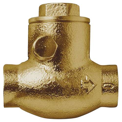 SI3 1 CHECK VALVE BRASS, Check Valve - Brass, Swing, Solder, SI-3