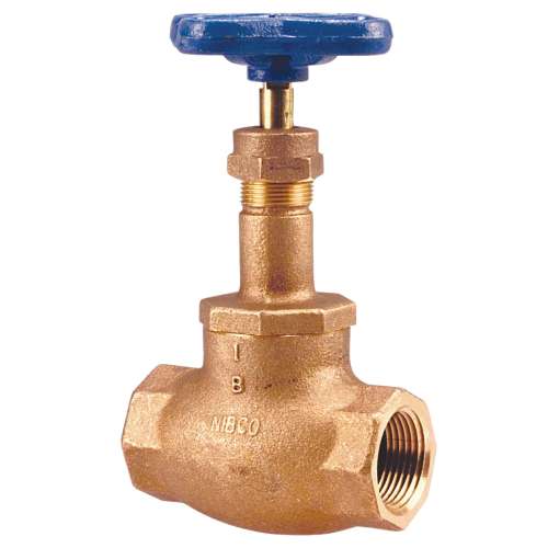 T211B 2 1/2 THD 125# GLOBE W/BRZ SEAT, Globe Valve - Bronze, Bronze Trim, Threaded Ends, T-211-B