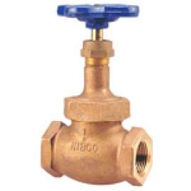 T235Y 1/8 THD 150# GLOBE W/PTFE SEAT, Globe Valve - Bronze, Class 150, PTFE Disc, T-235-Y - Box of 5