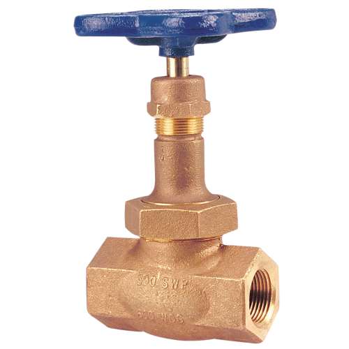 T276AP 3/4 THD 300# GLOBE FULL PLUG, Globe Valve - Bronze, Stainless Steel Full Plug Disc, T-276-AP - Box of 5