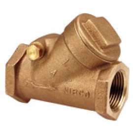 T413B 3/4 THD 125# CHECK BRZ DISC, Check Valve - Bronze, Bronze Seat Disc, Threaded Ends, T-413-B - Box of 10