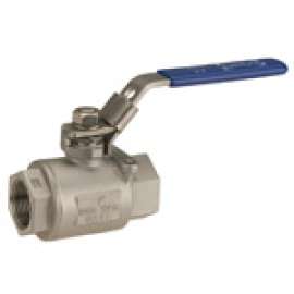 T585S6R66LL 1 THD FP BV 2PT MTG LL SS, Two-Piece Stainless Steel Ball Valve - Full Port, T-585-S6-R-66-LL