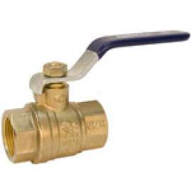 TFP600A 2 600PSI THD FULL PORT BV, Ball Valve - Brass, Two-Piece, Full Port, NPT x NPT, T-FP-600A - Box of 2