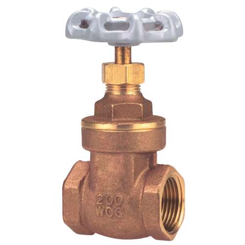 TI8 1 FULL PORT GATE VALVE, Gate Valve - Brass, Full Port, Threaded Ends, TI-8