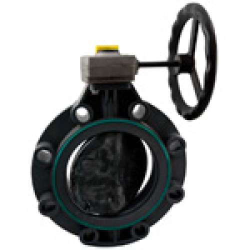 W45BGE0 3 MODC BFV W/O OPER PVC80/EPDM, Butterfly Valve - Model C, PVC Schedule 80, EPDM, W45BG-E-0, W45BG-E-3, W45BG-E-5
