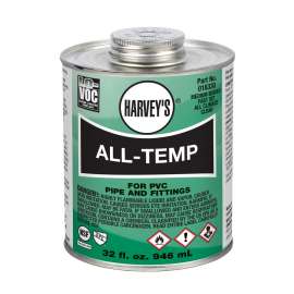 ALL TEMP PVC CEMENT 16 OZ