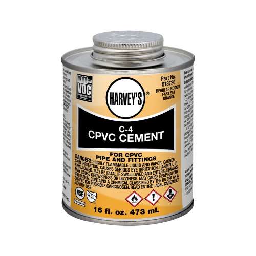 C-4 REG ORANGE CPVC CEMENT 4 OZ