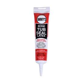 TUB SEAL ACRYLIC LATEX WHITE 10 OZ