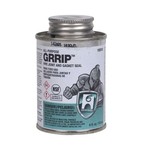 1 pt. Grrip - Industrial Black - Screw Cap With Brush