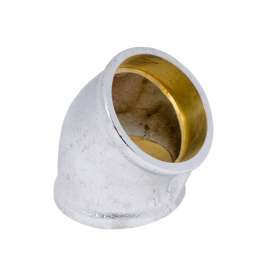 1-1/4" 45 Degree Cast Brass Solder Elbow