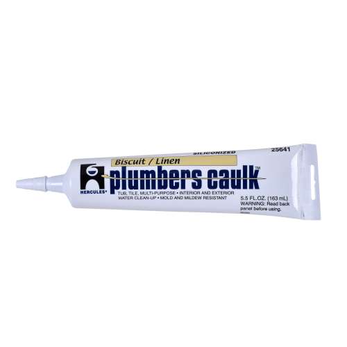 10.1 fl oz. Plumbers Caulk - White - Cartridge