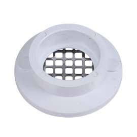 Drain 2in or 3in PVC Short General Purpose with 4in SS Screw-Tite Strainer